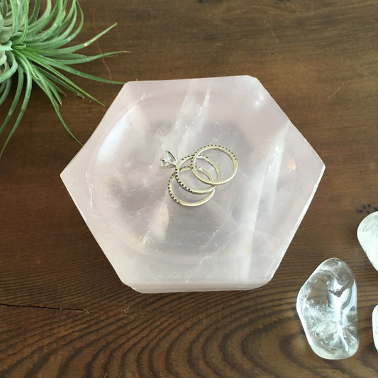 4" Rose Quartz Bowl