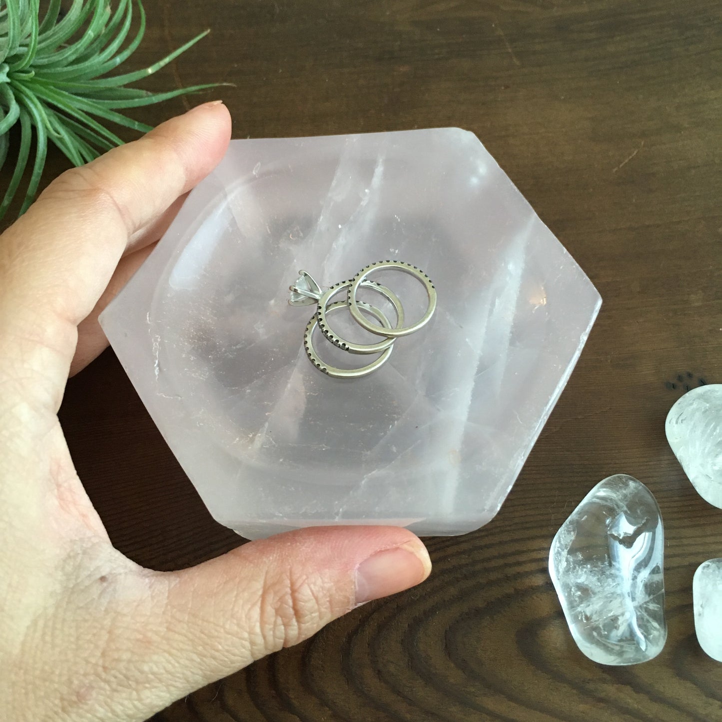 4" Rose Quartz Bowl