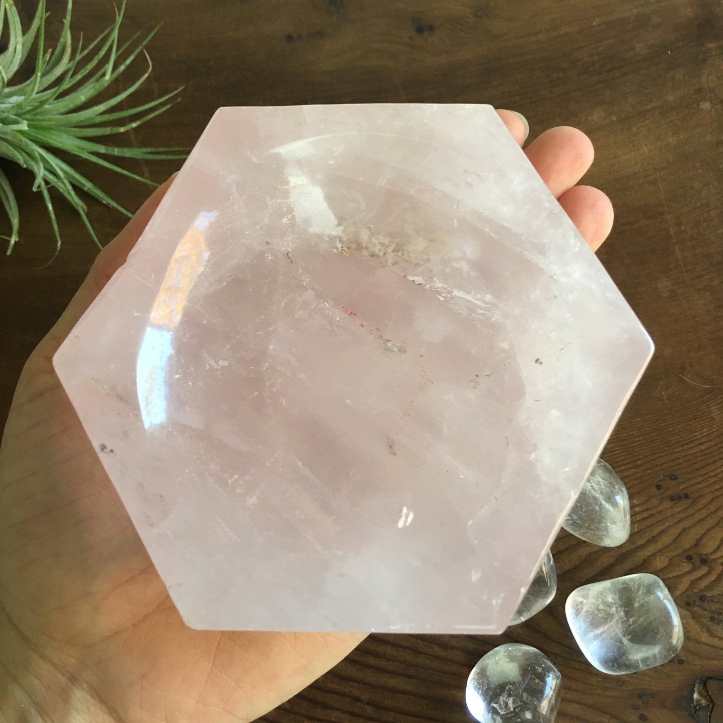 4.5" Rose Quartz Bowl