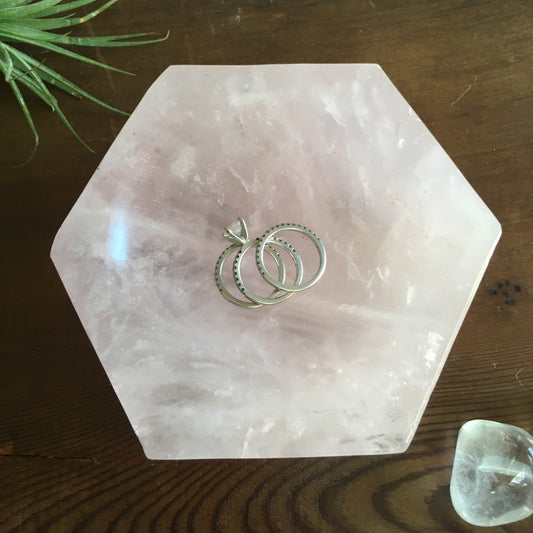 4.5" Rose Quartz Bowl