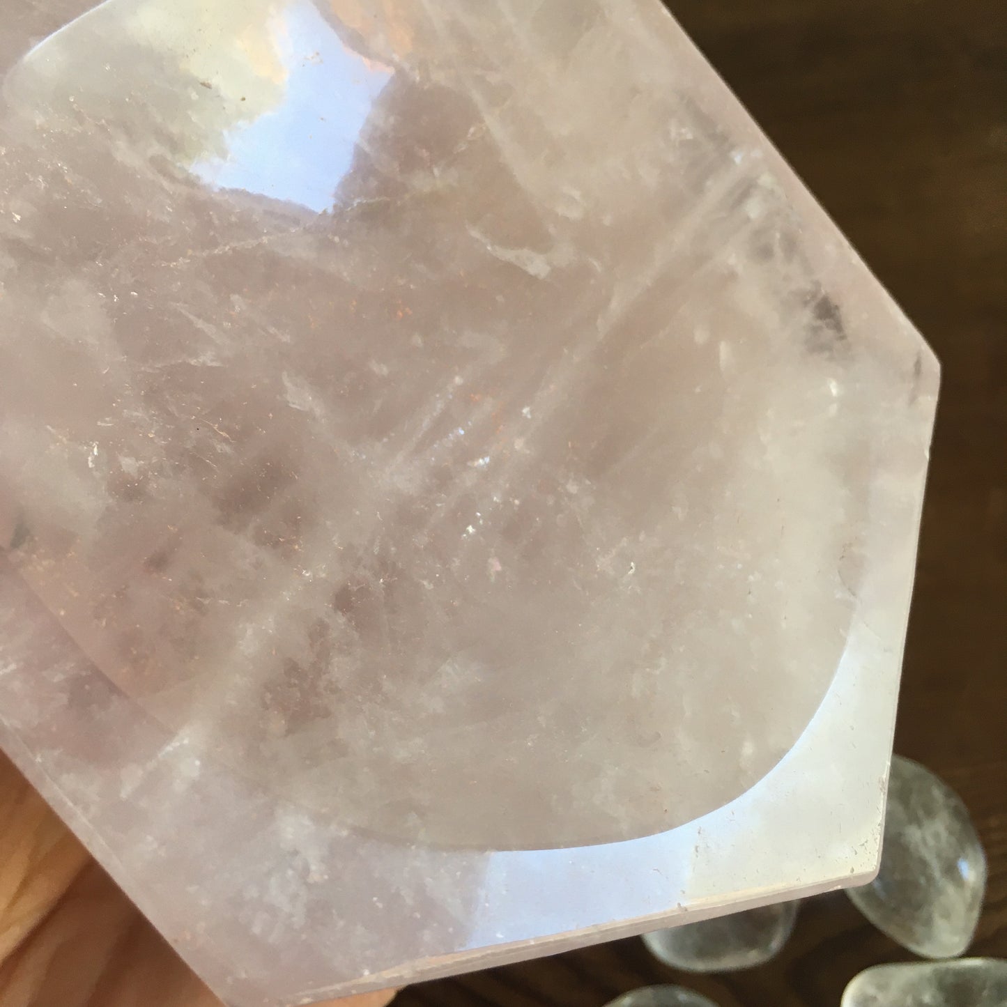 4.5" Rose Quartz Bowl