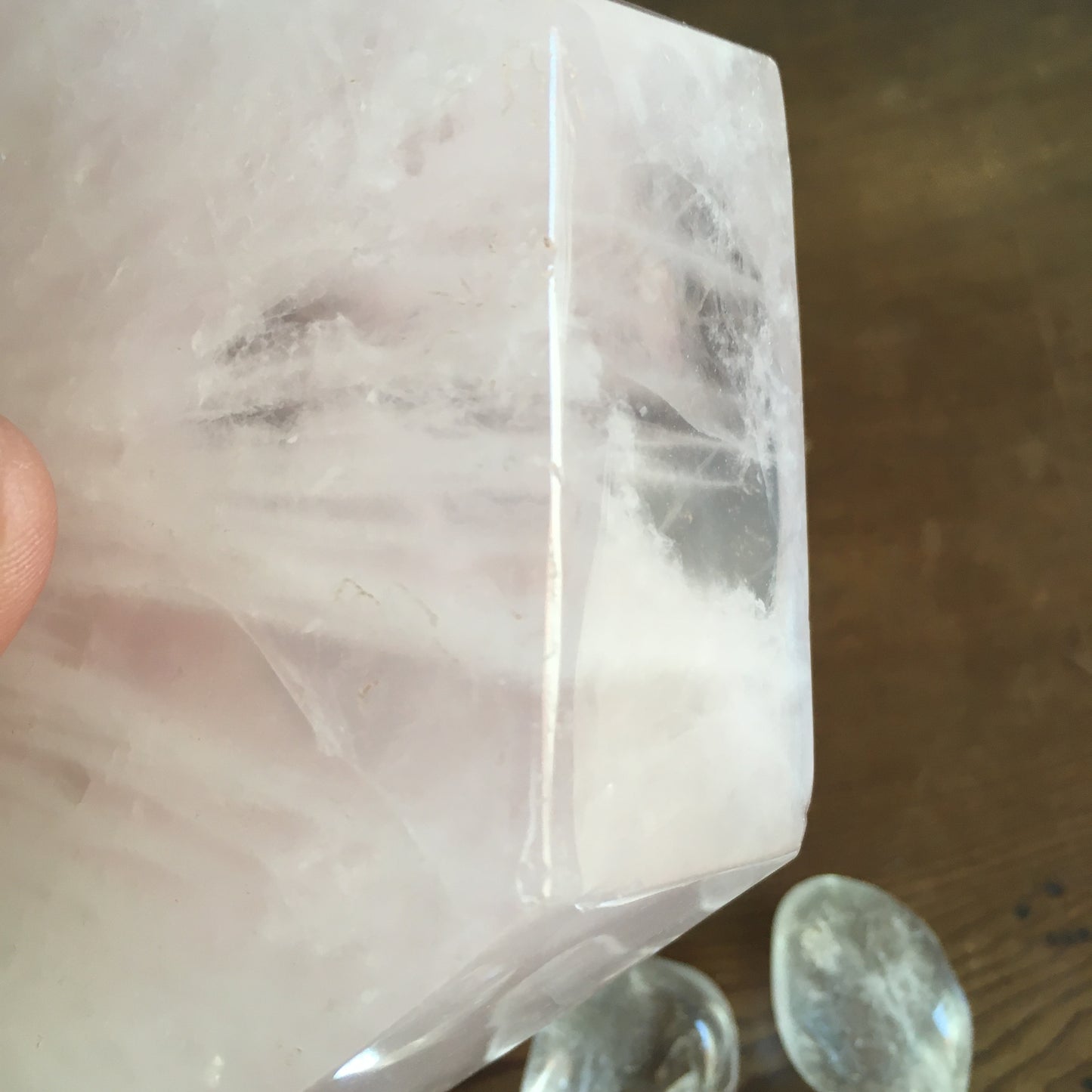 4.5" Rose Quartz Bowl