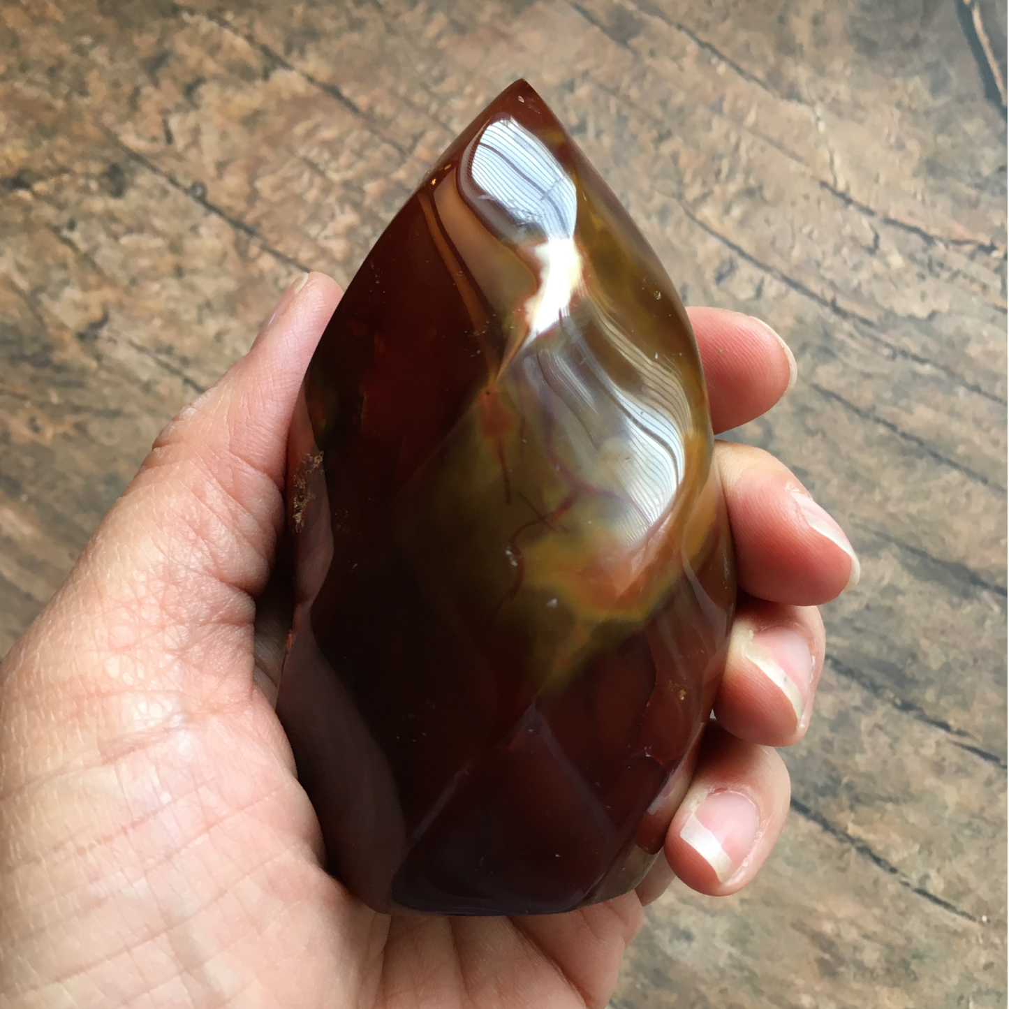3.6" Carnelian Flame #0C