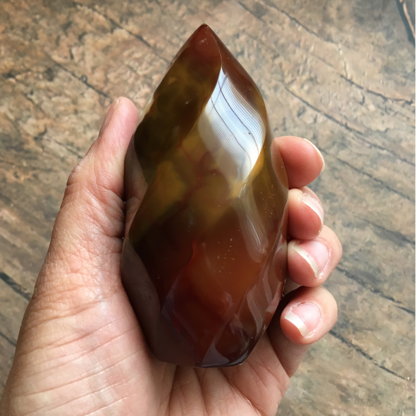 3.6" Carnelian Flame #0C