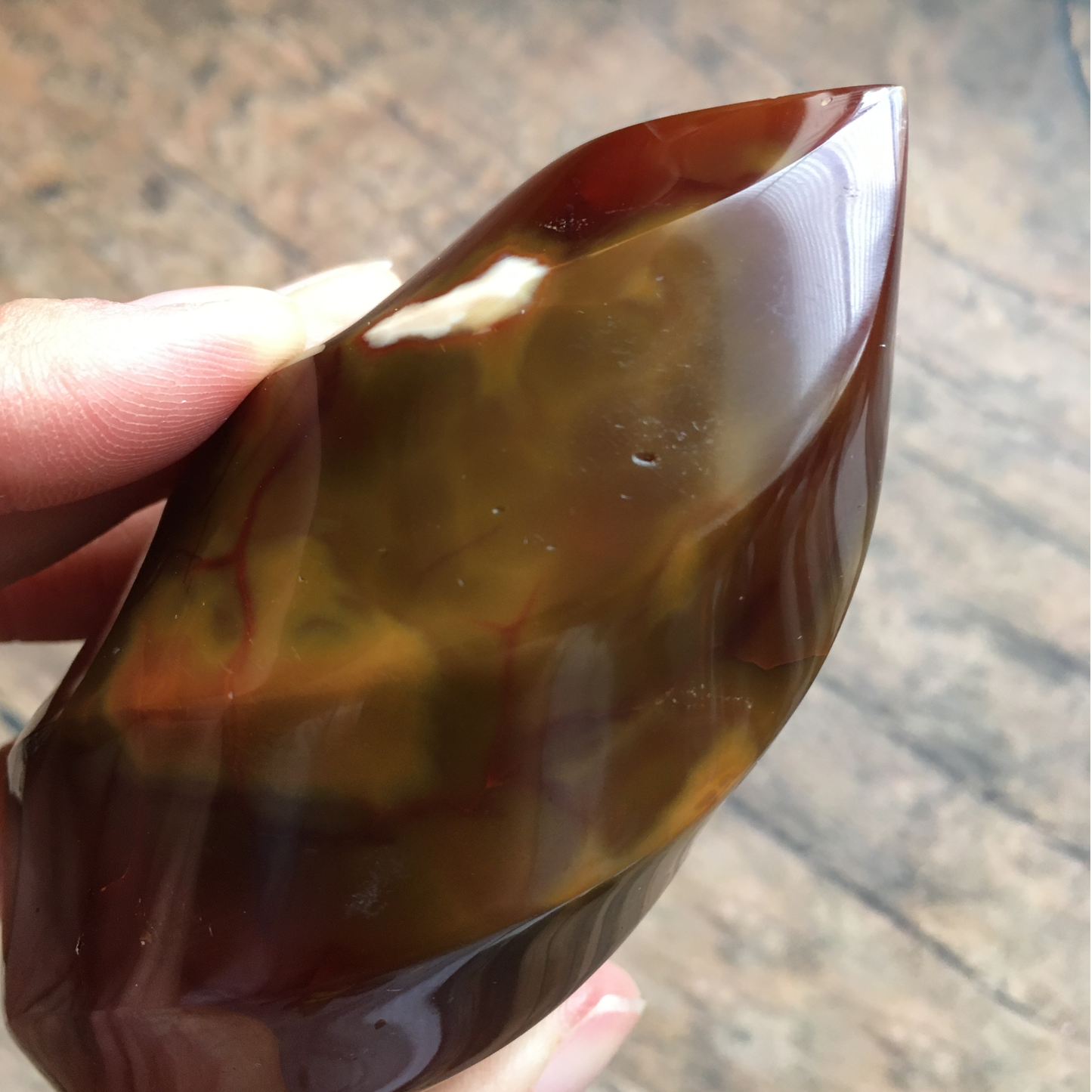3.6" Carnelian Flame #0C