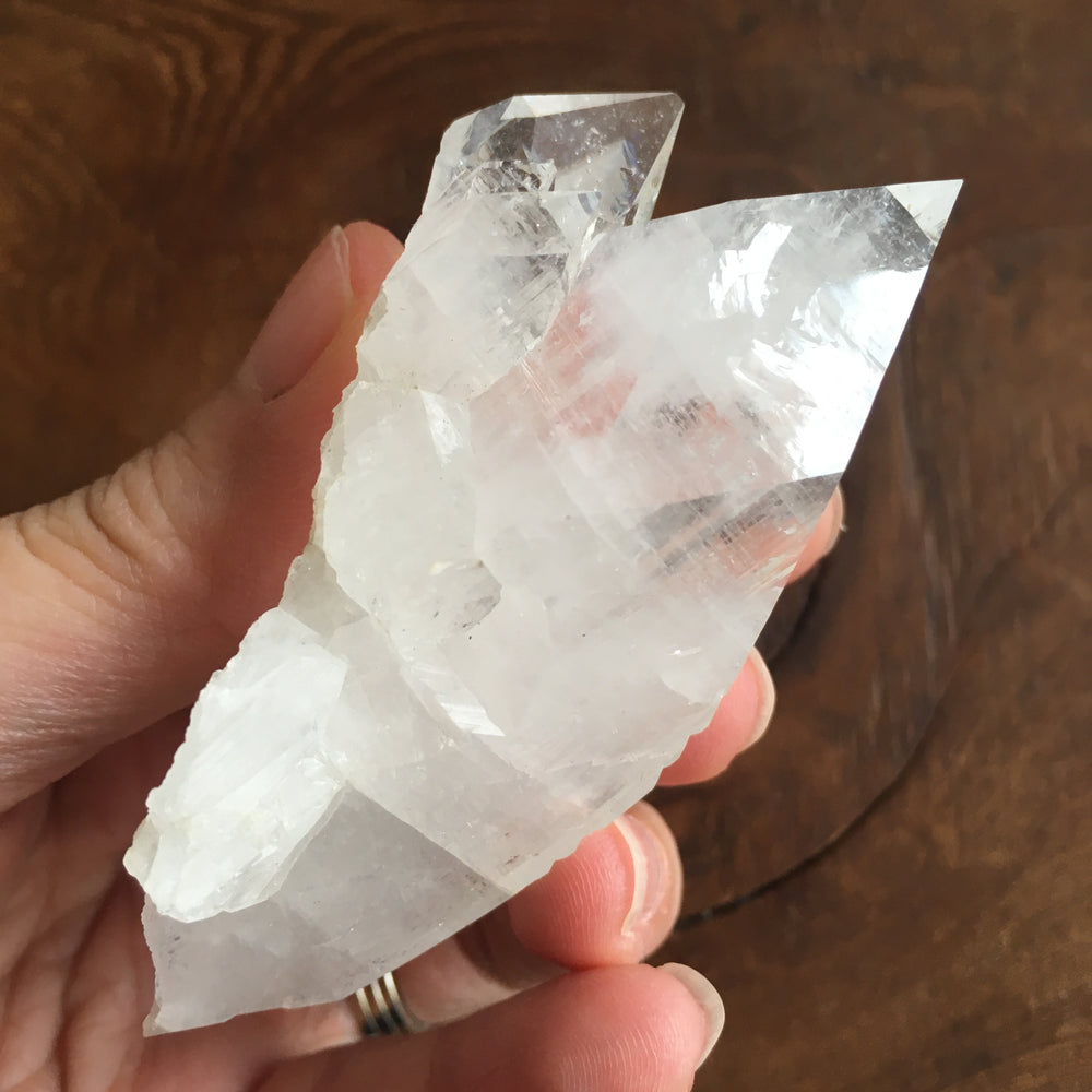 Clear Shiny Apophyllite Crystal Cluster 0D