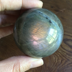 53mm Purple Orange Labradorite Sphere
