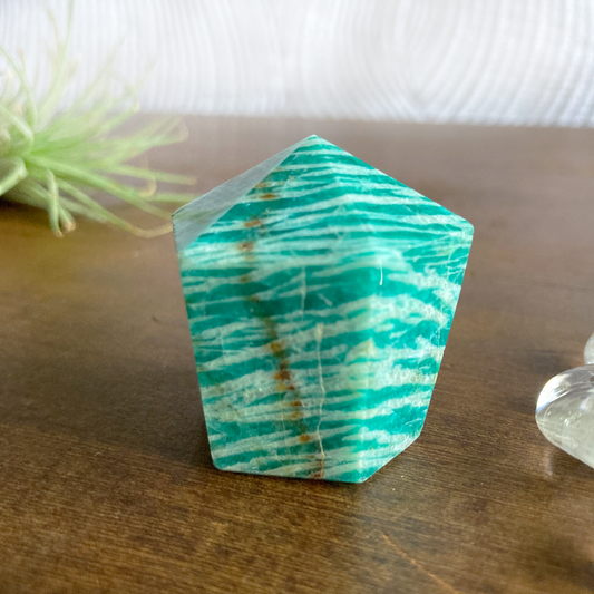 1.5" 'Mini Muffin' Amazonite Tower #0H