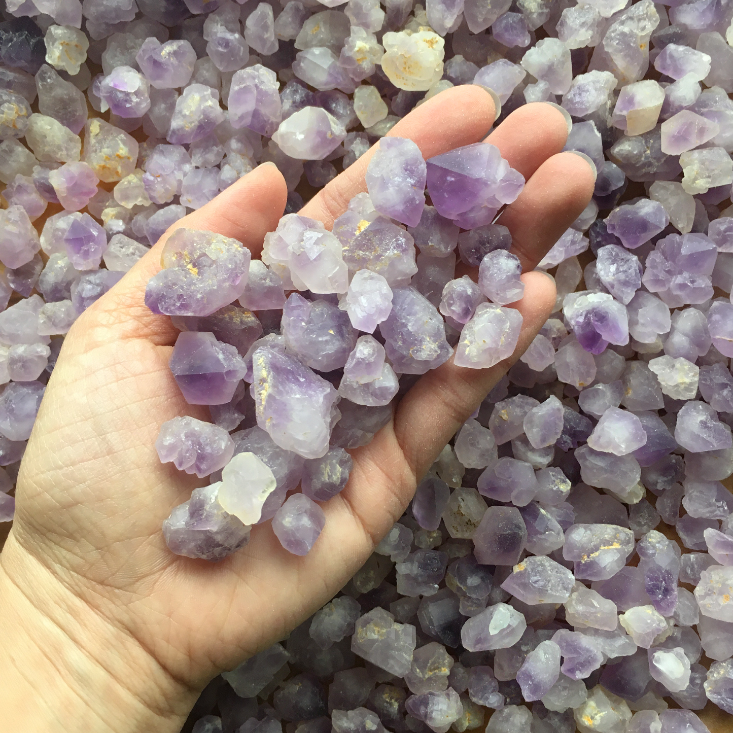 Natural Double Terminated Amethyst Points