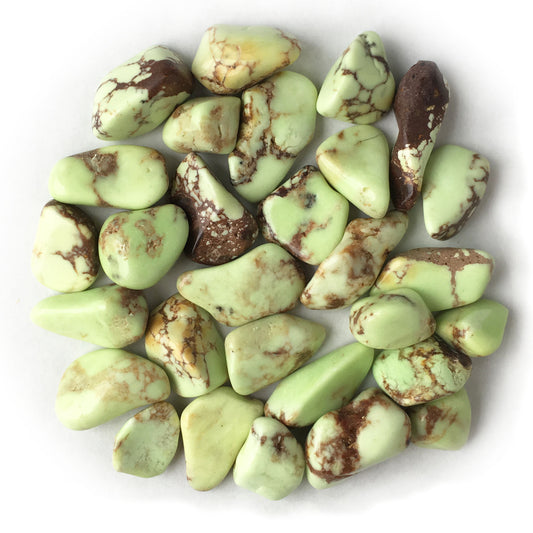 Citron Chrysoprase Tumbled Pocket Stone