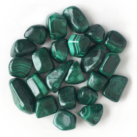 Malachite Tumbled Pocket Pocket Stone