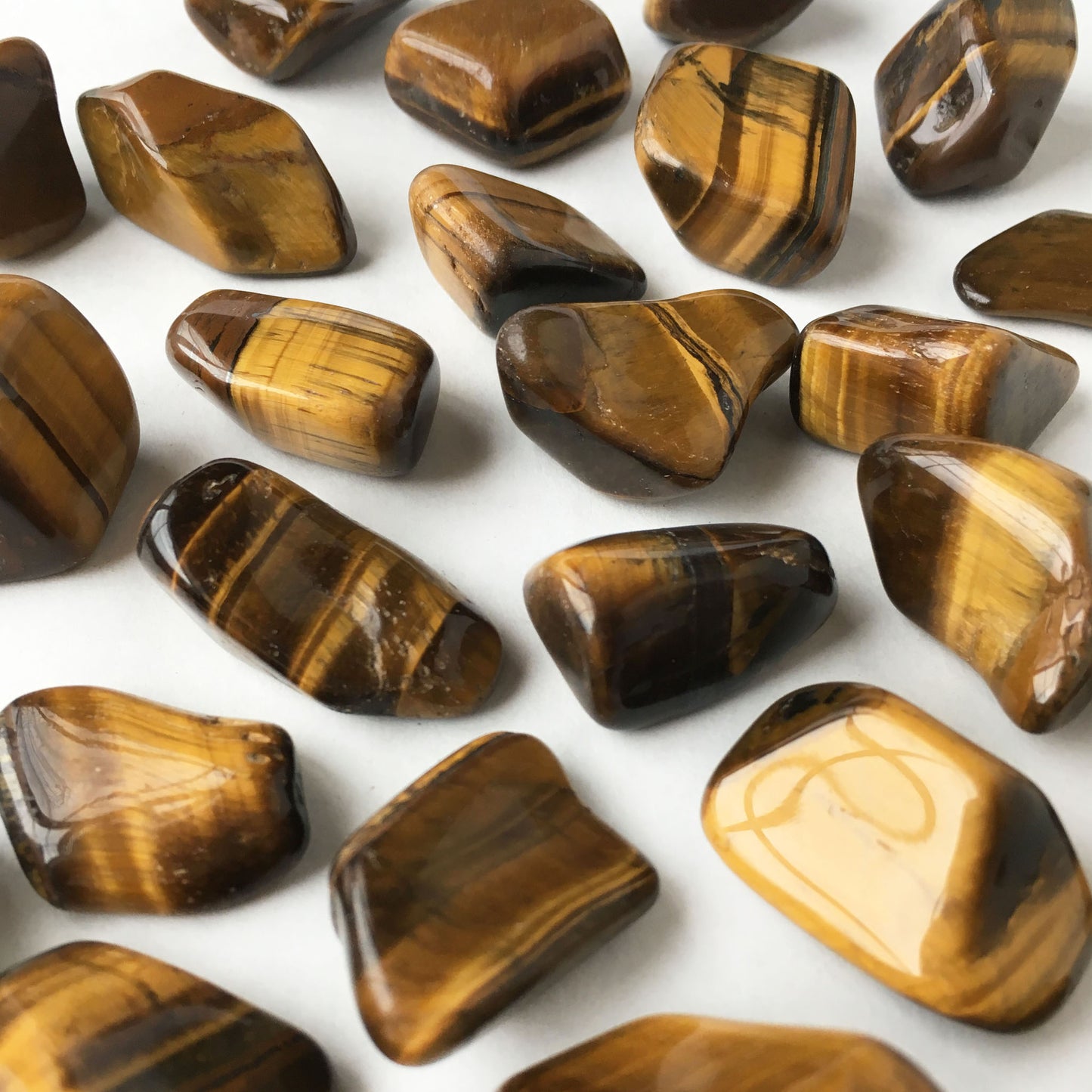 Tigers Eye Tumbled Pocket Stone