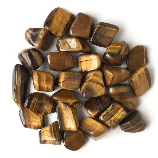 Tigers Eye Tumbled Pocket Stone