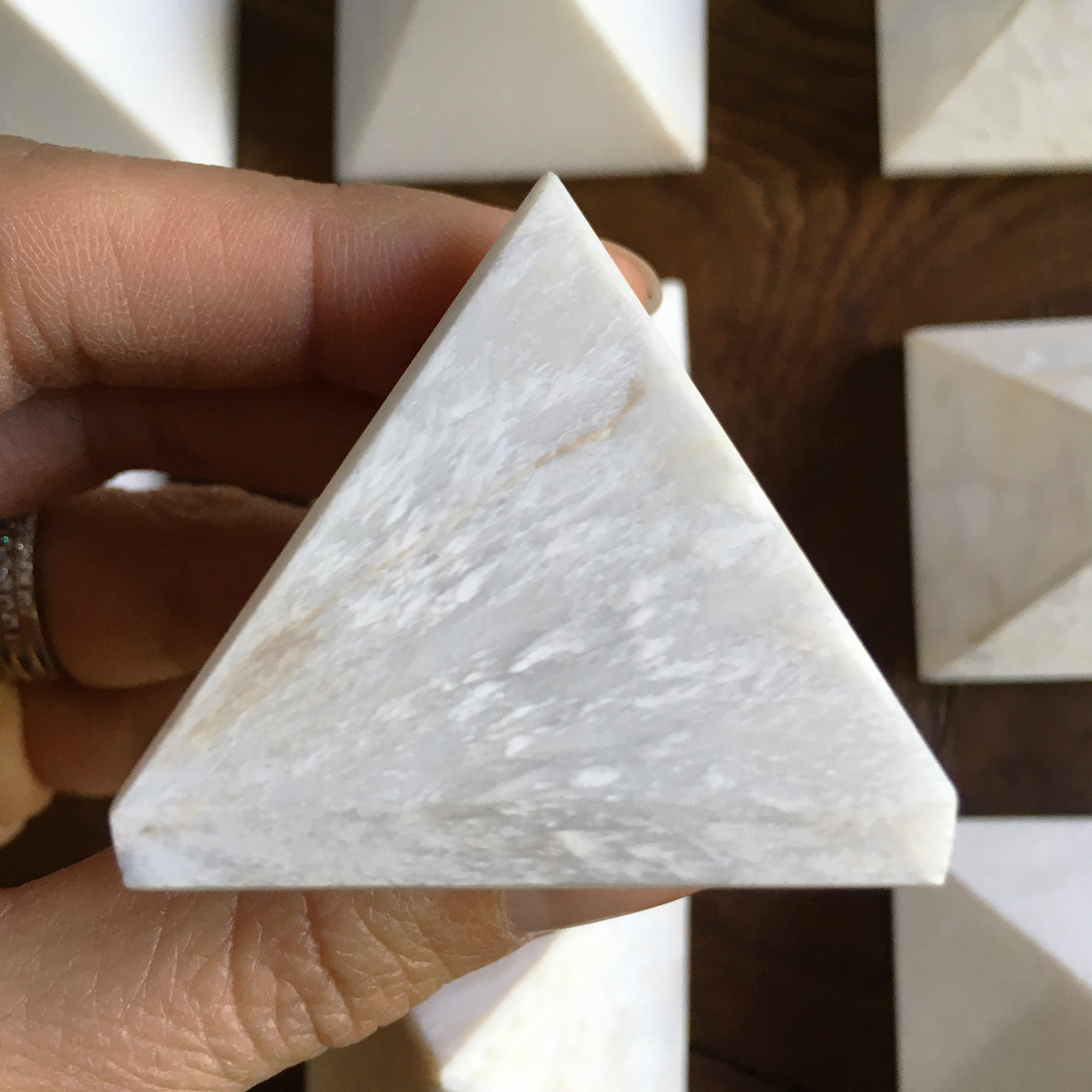 Scolecite Pyramids
