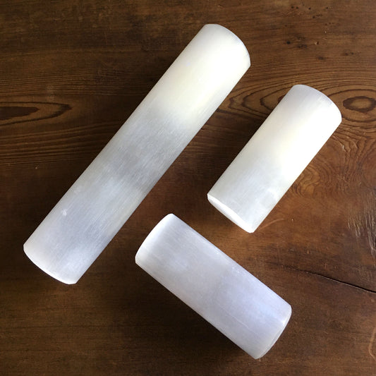 Exclusive 3-Piece Selenite Massage Set