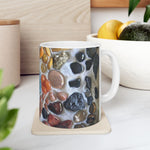 Rainbow of Love Crystals White  11 Ounce Ceramic Coffee Mug