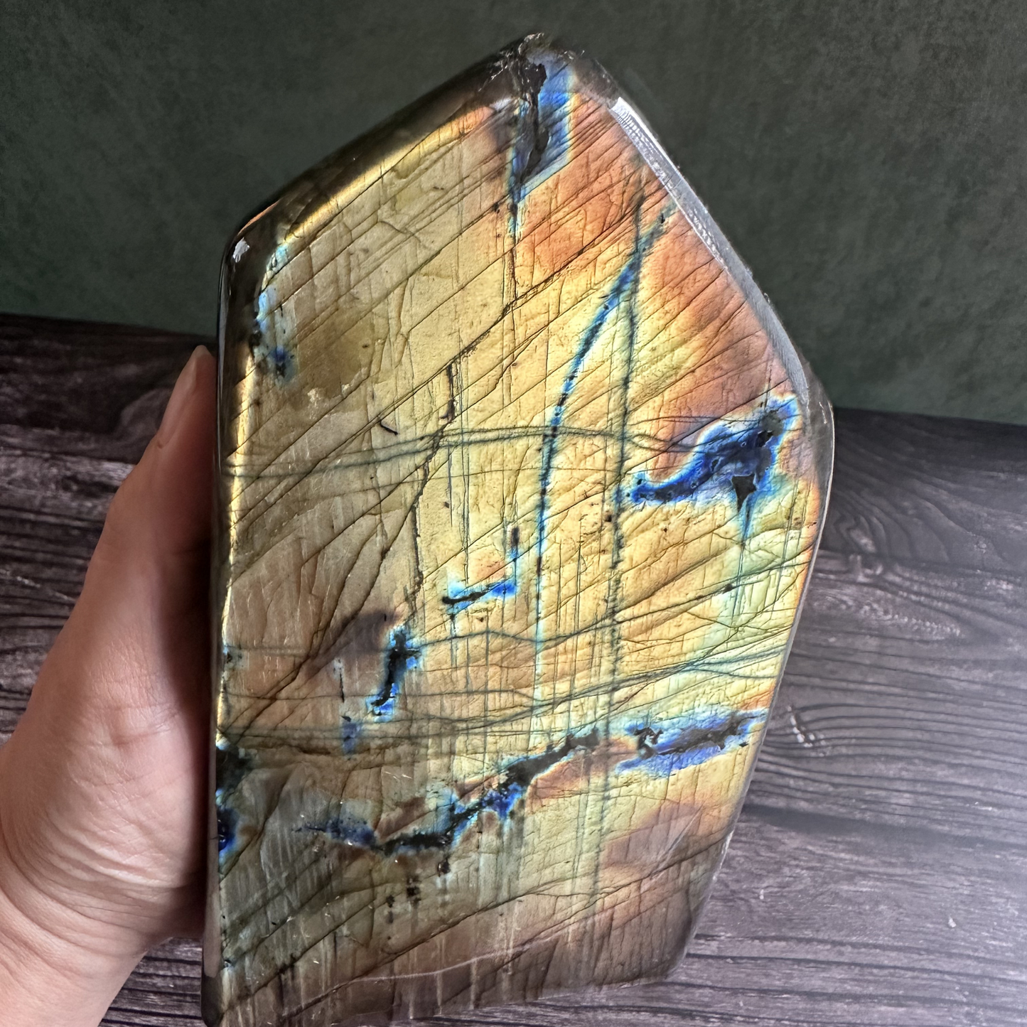 Standing Sunset Labradorite Free Form