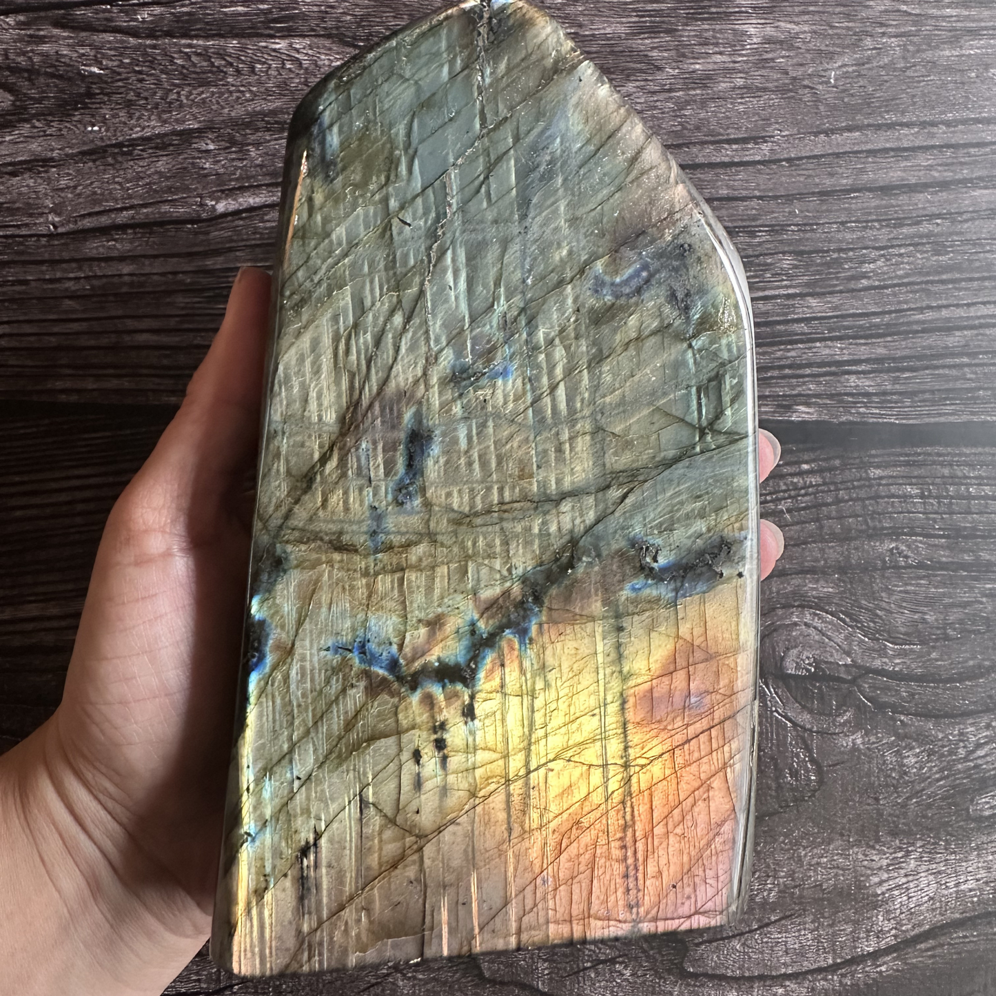 Standing Sunset Labradorite Free Form