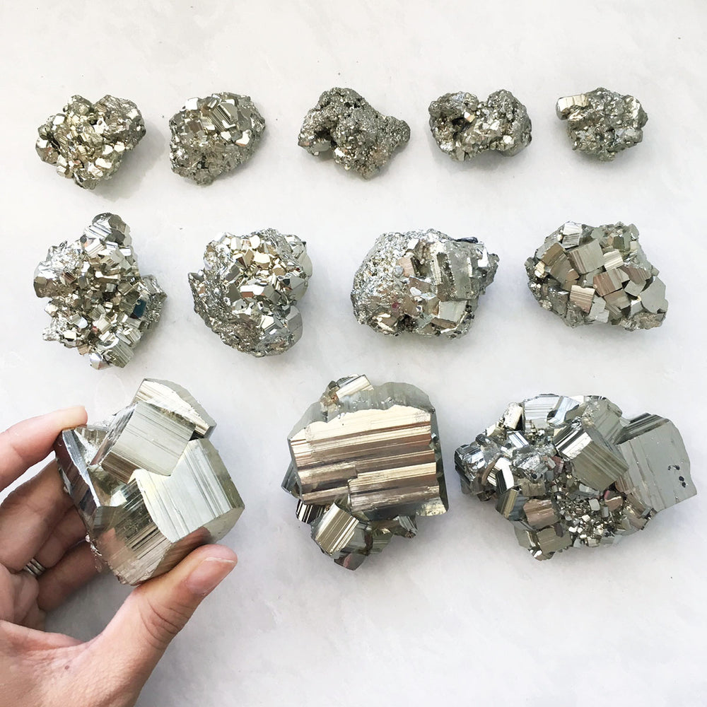 Rough Pyrite Cluster