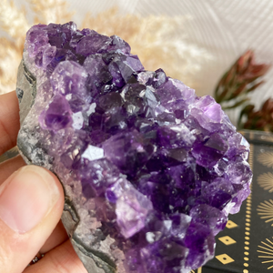 3" Purple Amethyst Cluster #0K