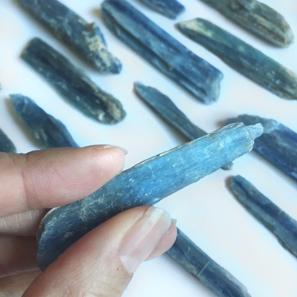 Natural Blue Kyanite Blades