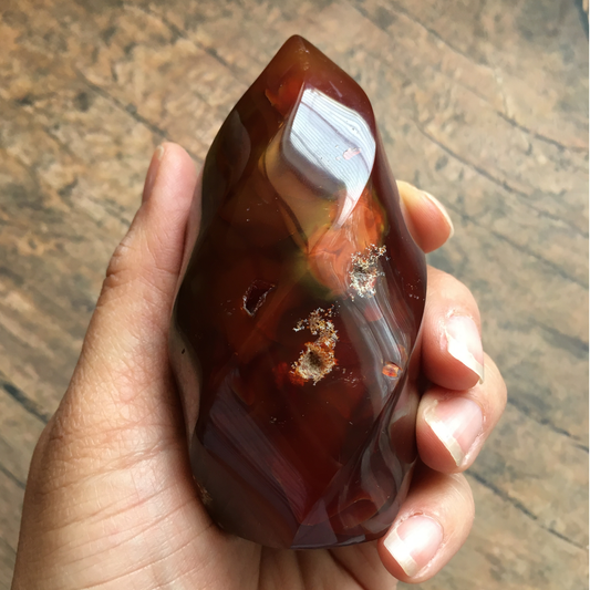 3.6" Carnelian Flame #0C