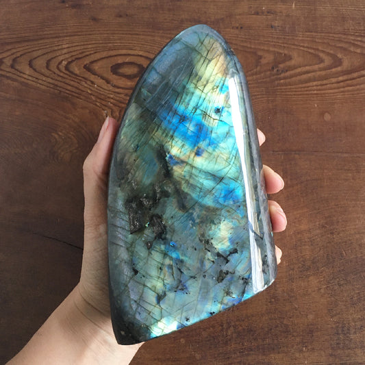 5.5" Polished Self-Standing Labradorite Free Form