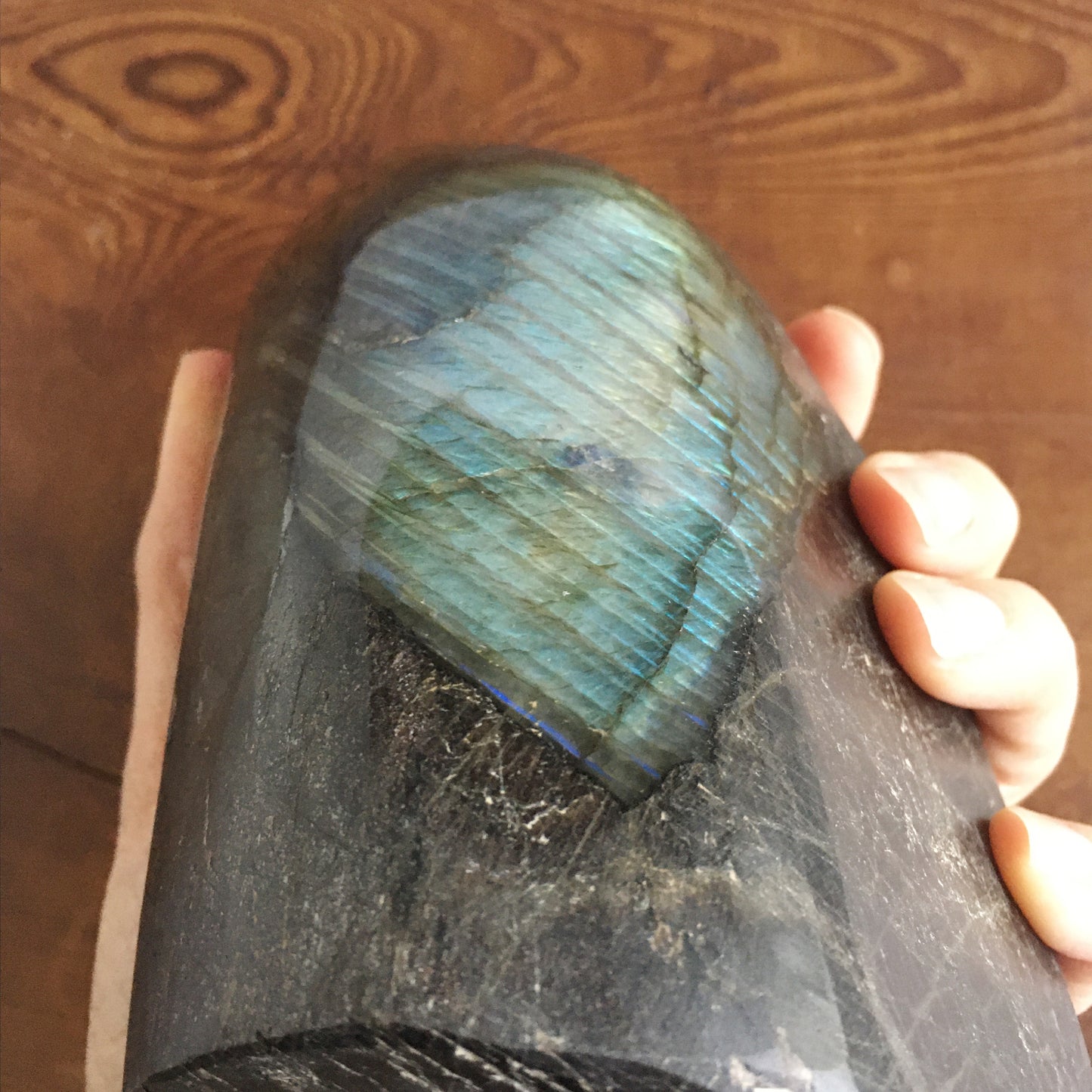 5.5" Polished Self-Standing Labradorite Free Form