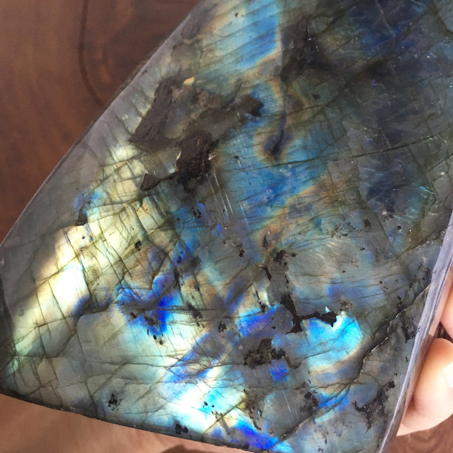 5.5" Polished Self-Standing Labradorite Free Form