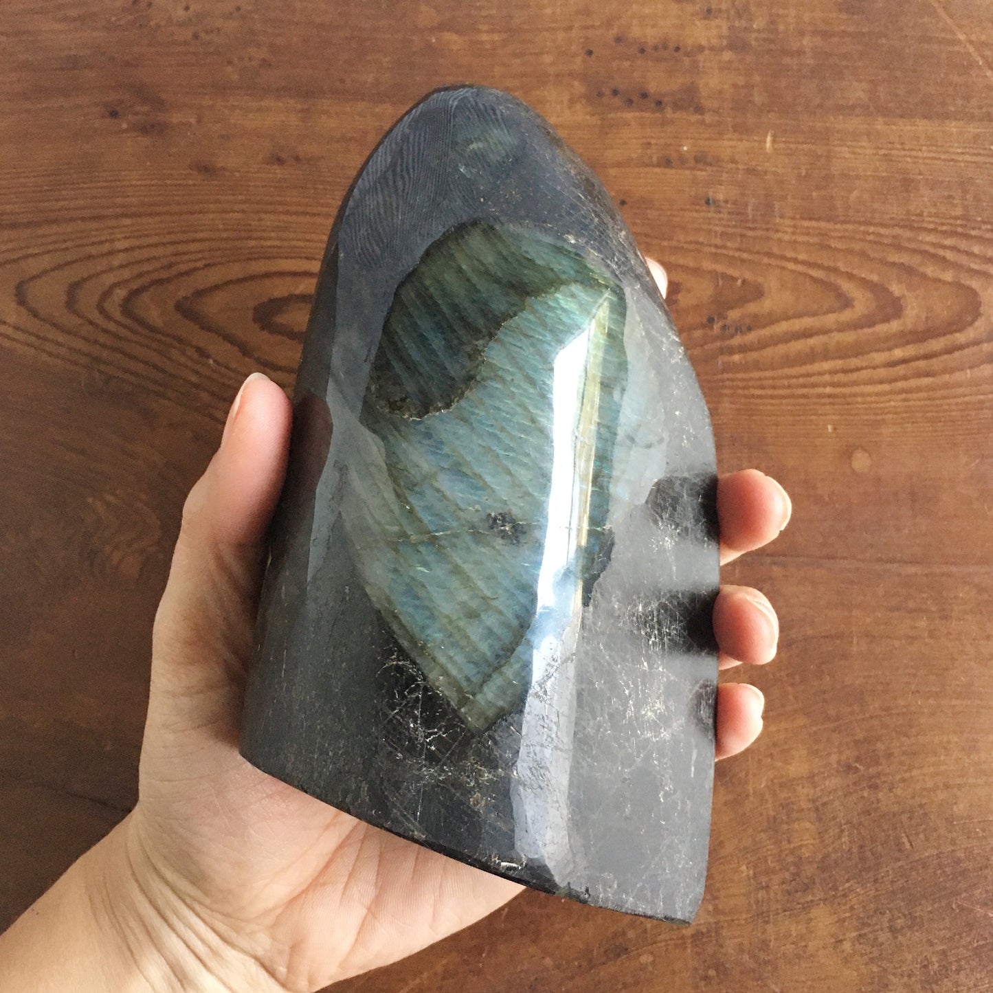 5.5" Polished Self-Standing Labradorite Free Form
