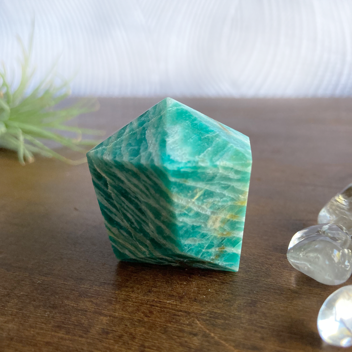 1.5" 'Mini Muffin' Amazonite Tower #0H