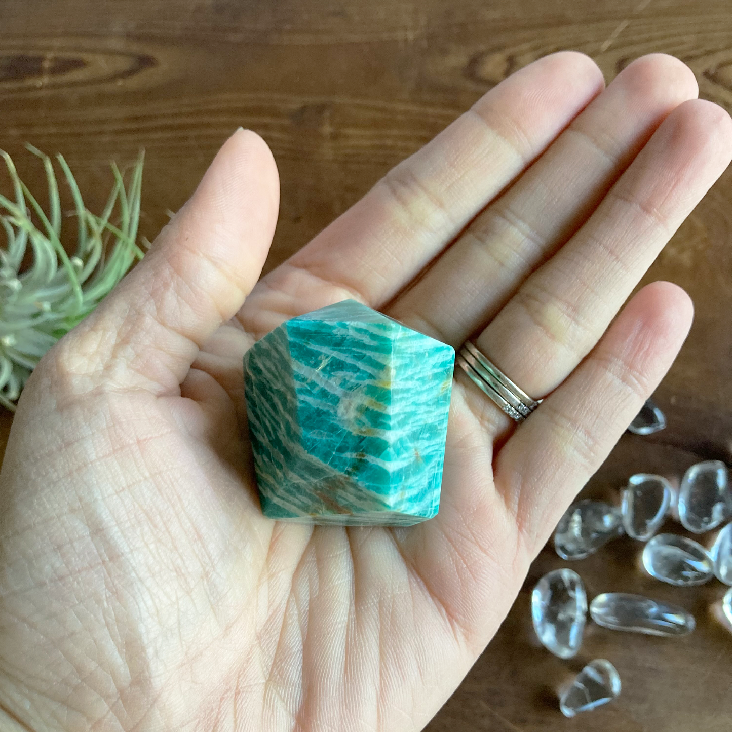 1.5" 'Mini Muffin' Amazonite Tower #0H