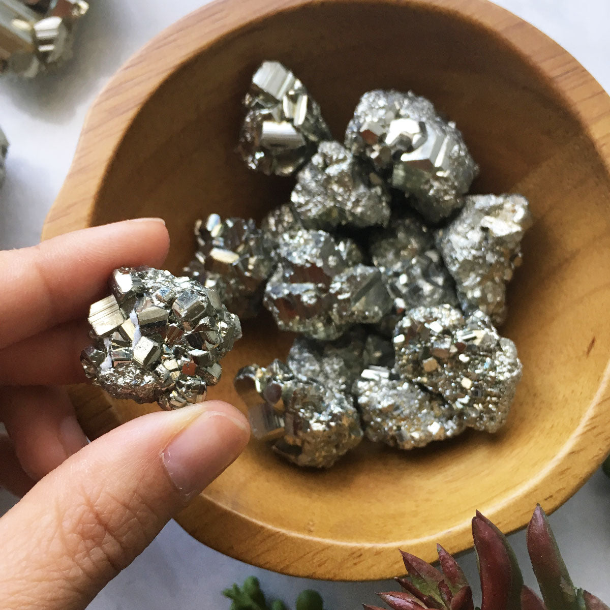 Rough Pyrite Cluster