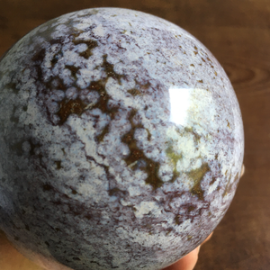 85mm Lavender Ocean Jasper Sphere