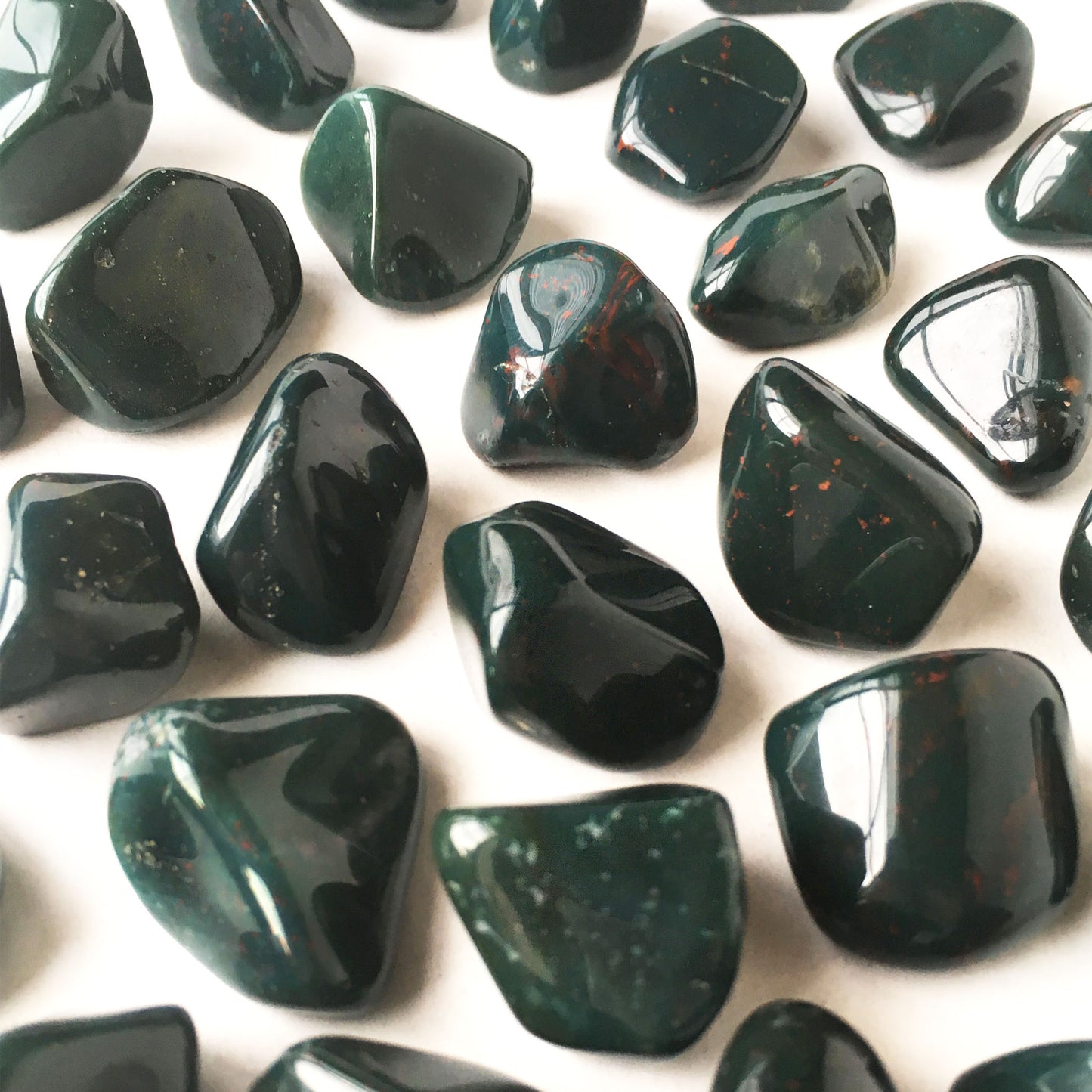 Bloodstone Tumbled Pocket Stone