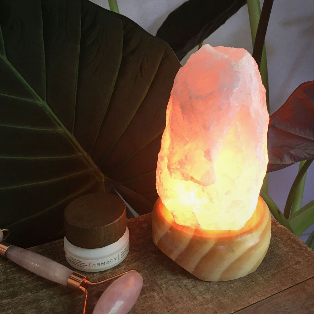 6-Inch Rose Quartz Crystal Lamp