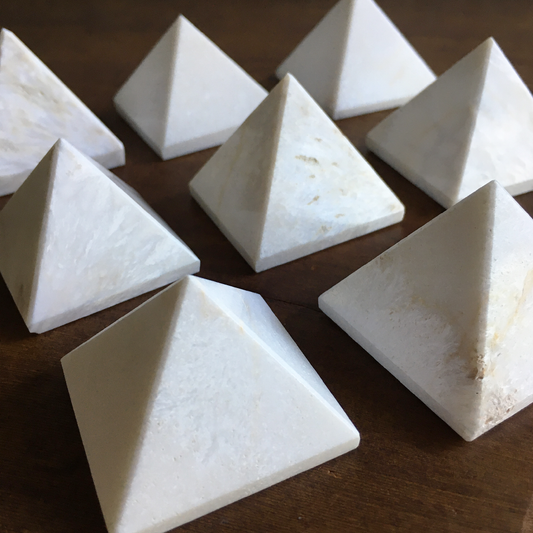 Scolecite Pyramids