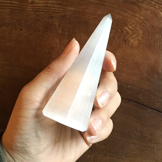 4-Inch Selenite Obelisk