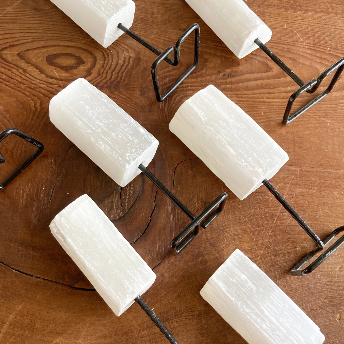 ONE Selenite On Wire Stand