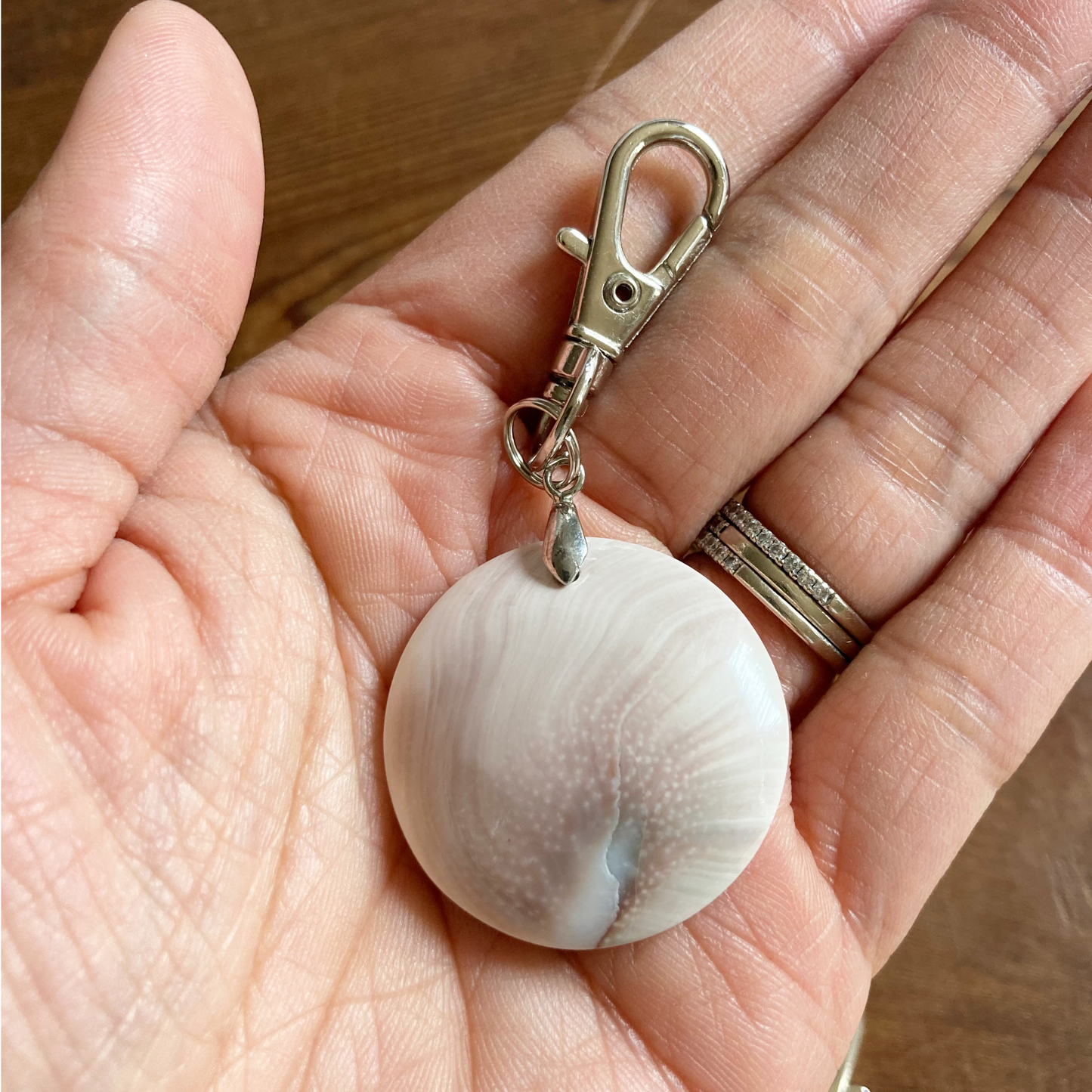 Shiva Shell Charm with Swivel Clasps